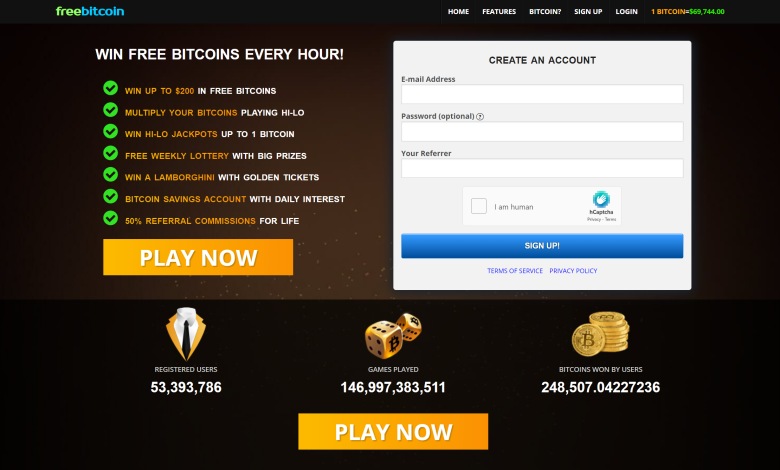 سایت Free Bitcoin