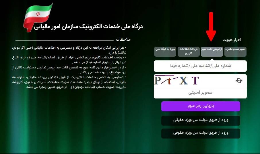 روش‌های ورود به سامانه سازمان امور مالیاتی my.tax.gov.ir