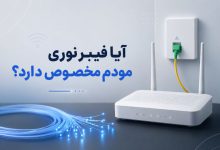 آیا فیبر نوری مودم مخصوص دارد؟