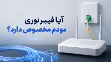 آیا فیبر نوری مودم مخصوص دارد؟